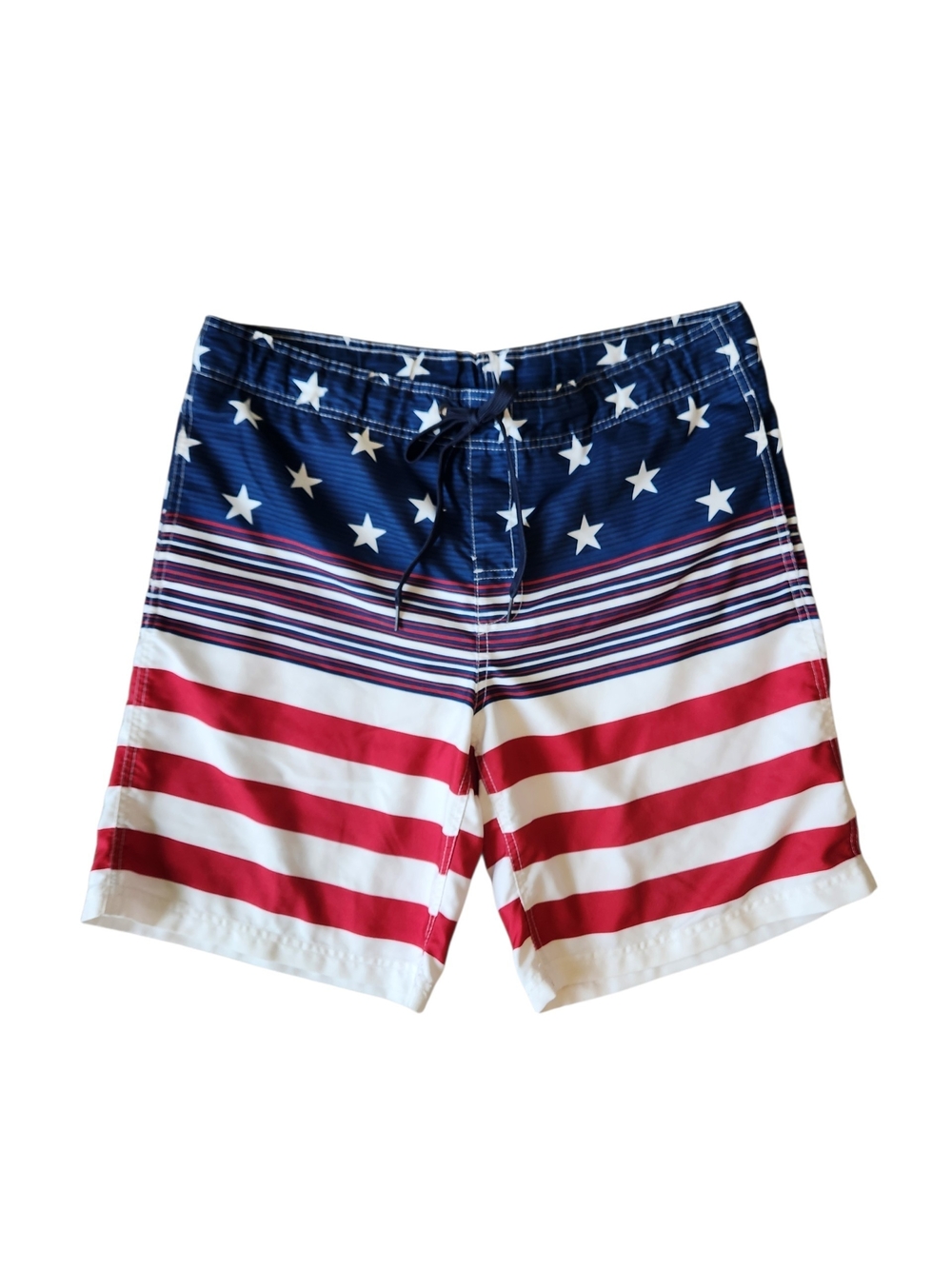 American Flag Swim Trunks